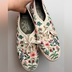 Keds Women's Floral Canvas Sneakers - Cream